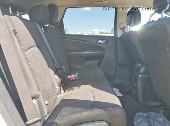 3C4PDCAB6JT273789 2018 DODGE JOURNEY Белый Вид задней части салона