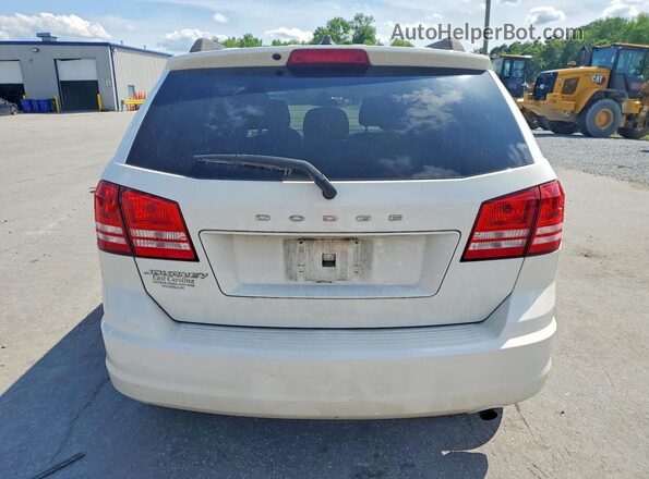 3C4PDCAB6JT273789 2018 DODGE JOURNEY Белый Вид сзади