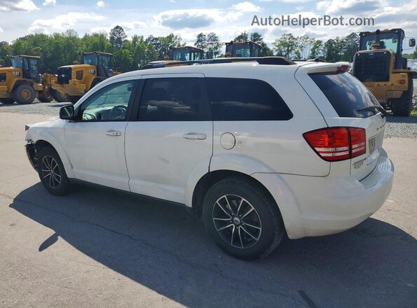 3C4PDCAB6JT273789 2018 DODGE JOURNEY Белый Задняя левая четверть