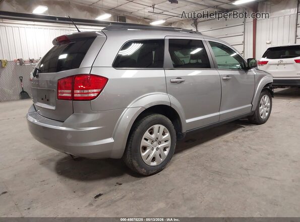 3C4PDCAB6JT275347 2018 DODGE JOURNEY Silver Trasero derecho
