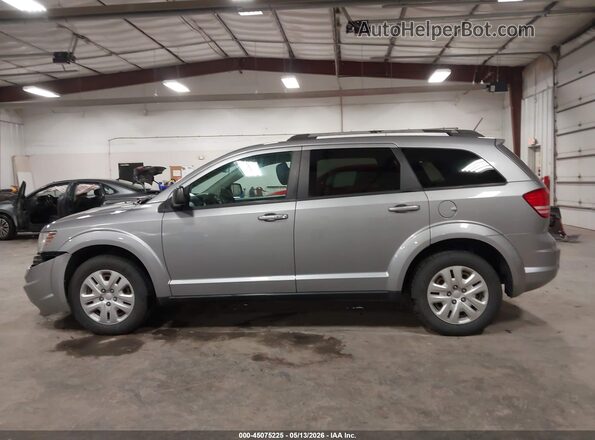 3C4PDCAB6JT275347 2018 DODGE JOURNEY Silver Vista interior de 360 grados