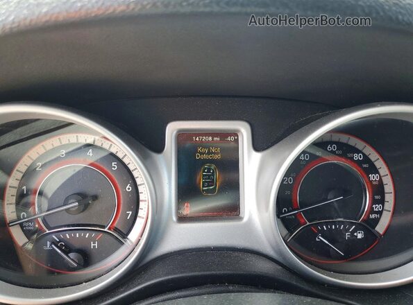 3C4PDCAB7JT446784 2018 DODGE JOURNEY Silver Widok zestawu wskaźników