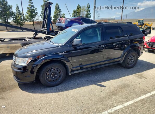 3C4PDCAB8JT529267 2018 DODGE JOURNEY Black Передня ліва чверть