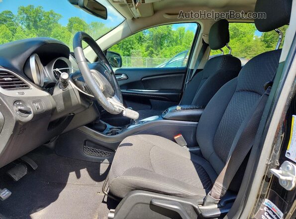 3C4PDCAB8JT531388 2018 DODGE JOURNEY Black Widok wnętrza z przodu