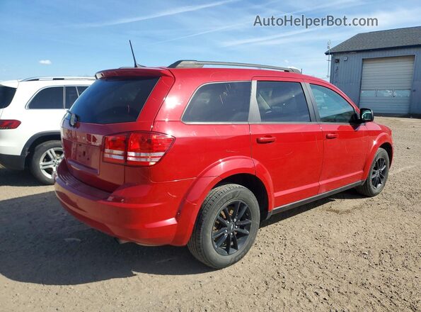 3C4PDCAB8LT277362 2020 DODGE JOURNEY Красный Задняя правая четверть