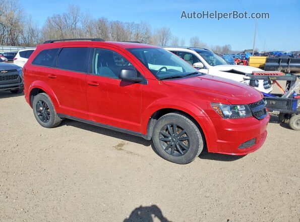 3C4PDCAB8LT277362 2020 DODGE JOURNEY Красный Передняя правая четверть