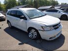 2017 Dodge Journey Se White vin: 3C4PDCAB9HT545603