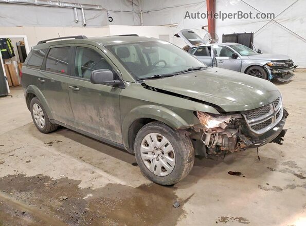 3C4PDCAB9HT707486 2017 DODGE JOURNEY Зеленый Передняя правая четверть