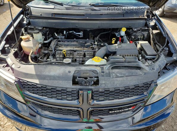 3C4PDCAB9JT506676 2018 DODGE JOURNEY Black ძრავის განყოფილების ხედი