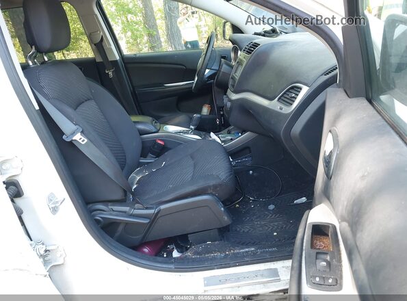 3C4PDCABXHT568470 2017 DODGE JOURNEY White Вид салону спереду