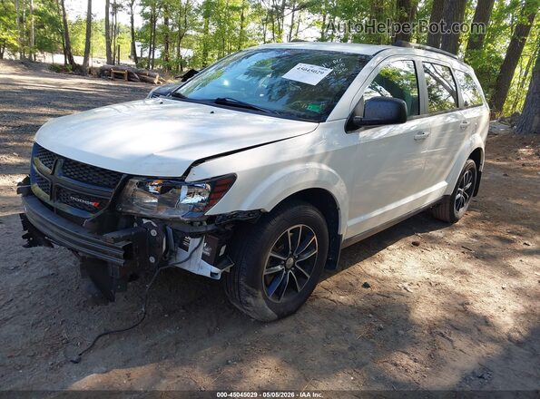 3C4PDCABXHT568470 2017 DODGE JOURNEY White Передня ліва чверть