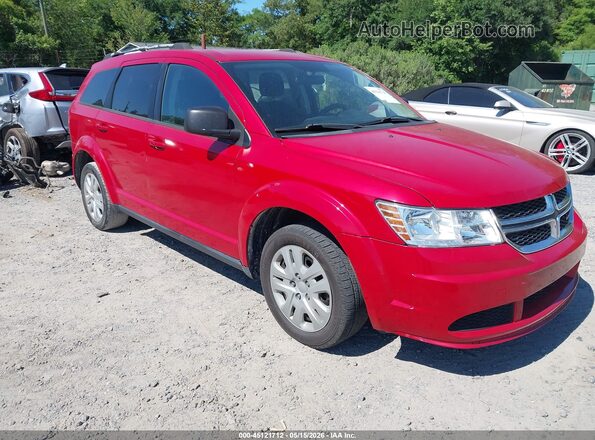 3C4PDCABXHT707870 2017 DODGE JOURNEY Red Delantero derecho
