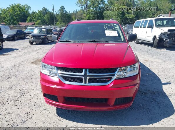 3C4PDCABXHT707870 2017 DODGE JOURNEY Red Vista frontal