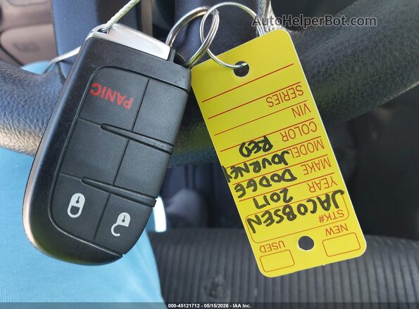 3C4PDCABXHT707870 2017 DODGE JOURNEY Red Vista del salpicadero