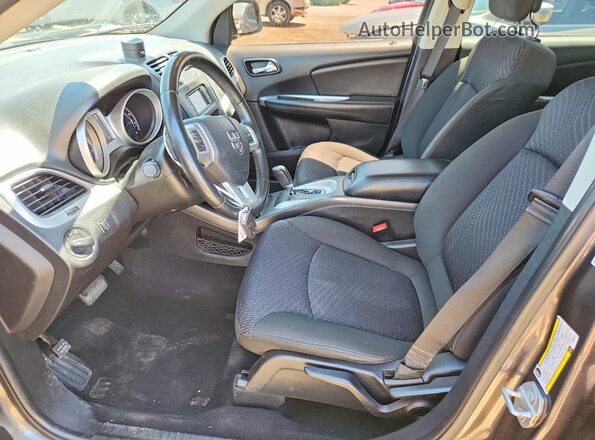 3C4PDCABXJT535474 2018 DODGE JOURNEY Угольный Вид салона спереди