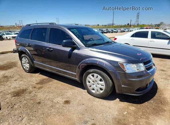 3C4PDCABXJT535474 2018 DODGE JOURNEY Угольный Передняя правая четверть