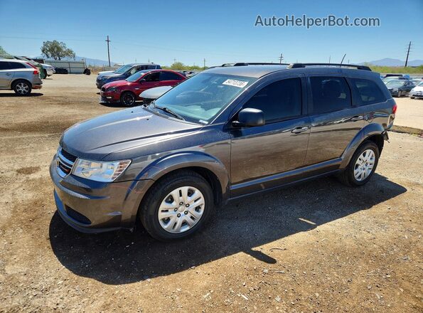 3C4PDCABXJT535474 2018 DODGE JOURNEY Угольный Передняя левая четверть