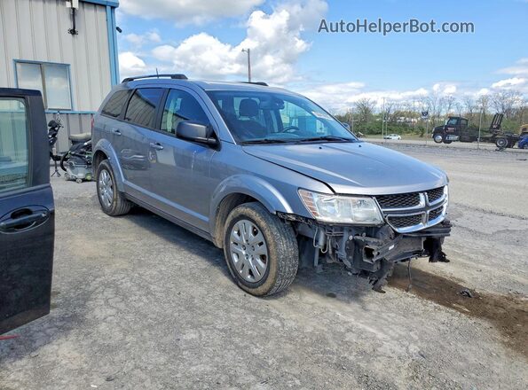 3C4PDCABXJT535491 2018 DODGE JOURNEY Серебряный Передняя правая четверть
