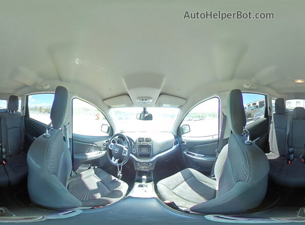 3C4PDCABXJT535491 2018 DODGE JOURNEY Серебряный Панорамный вид салона 360°