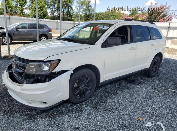 3C4PDCABXLT261230 2020 DODGE JOURNEY White Առջևի ձախ երեք քառորդ տեսարան