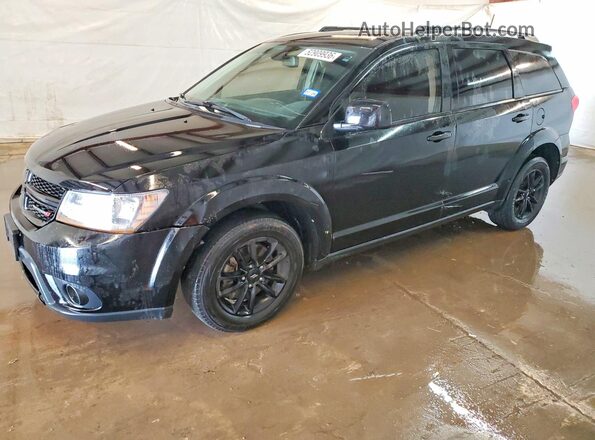 3C4PDCBB0KT848436 2019 DODGE JOURNEY Черный Передняя левая четверть