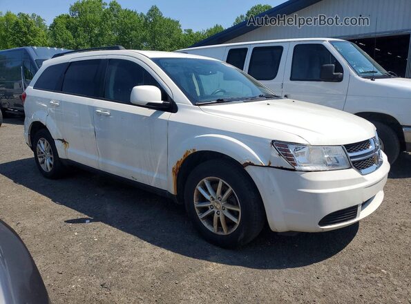 3C4PDCBB3GT143718 2016 DODGE JOURNEY Белый Передняя правая четверть