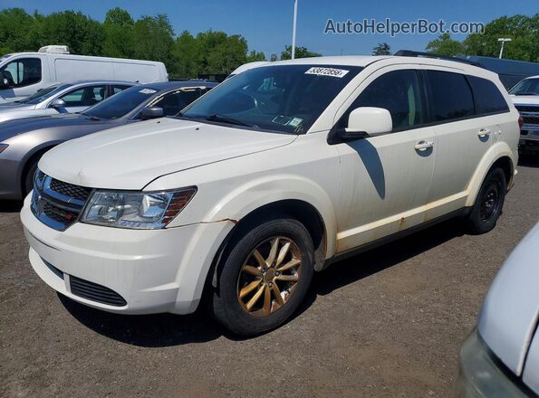 3C4PDCBB3GT143718 2016 DODGE JOURNEY Белый Передняя левая четверть