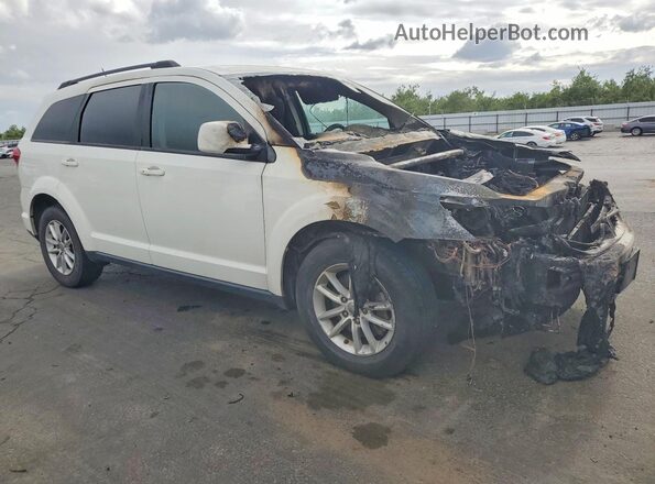 3C4PDCBB3GT217557 2016 DODGE JOURNEY Белый Передняя правая четверть