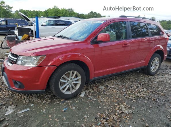 3C4PDCBB3HT670322 2017 DODGE JOURNEY Red Առջևի ձախ երեք քառորդ տեսարան