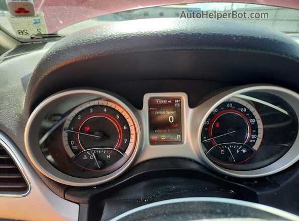 3C4PDCBB3KT863559 2019 DODGE JOURNEY Red Vista del cuadro de instrumentos