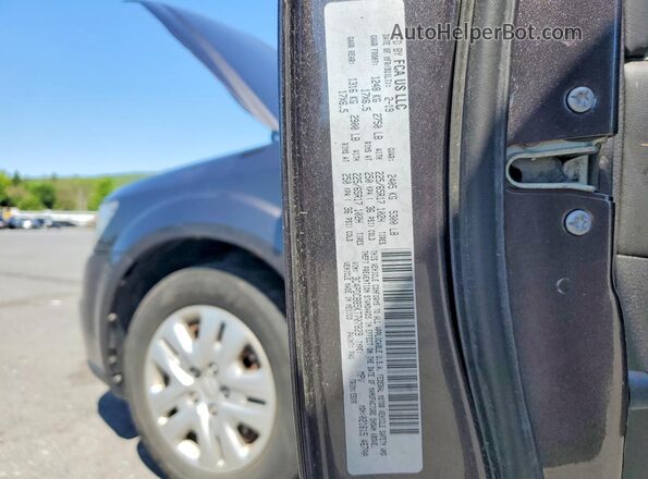 3C4PDCBB5KT707829 2019 DODGE JOURNEY Угольный Вид наклейки с VIN-кодом