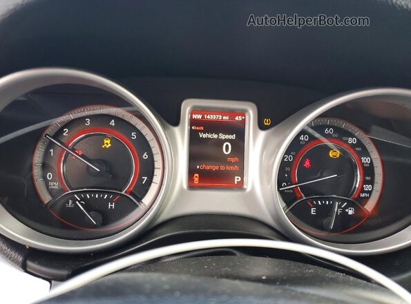 3C4PDCBB6KT798576 2019 DODGE JOURNEY Gray Instrument cluster view