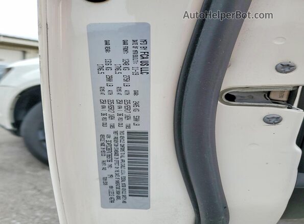 3C4PDCBB7KT869736 2019 DODGE JOURNEY White Widok naklejki z numerem VIN