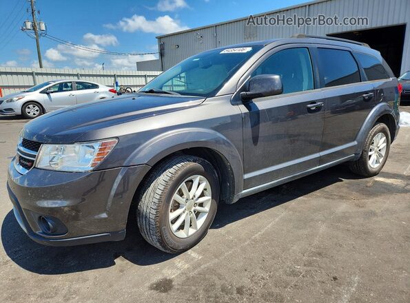 3C4PDCBB9GT128088 2016 DODGE JOURNEY Серый Передняя левая четверть