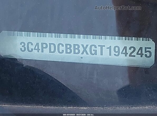 3C4PDCBBXGT194245 2016 DODGE JOURNEY Серебряный Вид подкапотного пространства