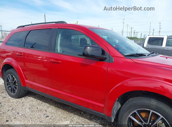 3C4PDCBBXKT779268 2019 DODGE JOURNEY Red Вид задньої частини салону