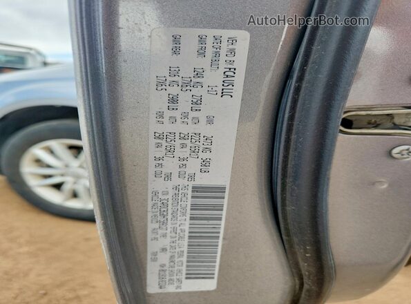3C4PDCBG0HT589127 2017 DODGE JOURNEY Серебряный Вид подкапотного пространства