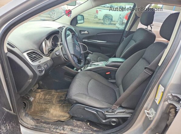 3C4PDCBG0HT589127 2017 DODGE JOURNEY Серебряный Вид салона спереди