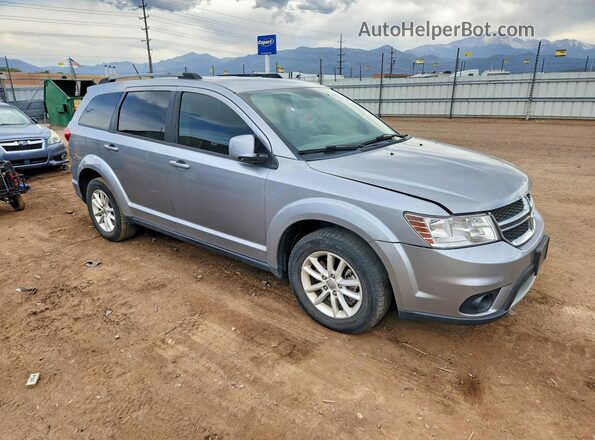 3C4PDCBG0HT589127 2017 DODGE JOURNEY Серебряный Передняя правая четверть