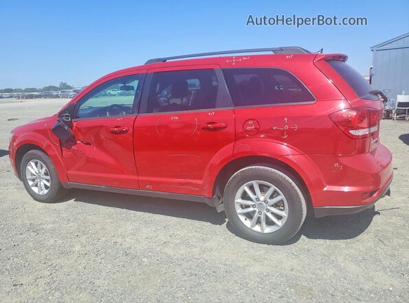 3C4PDCBG1GT206228 2016 DODGE JOURNEY Красный Задняя левая четверть