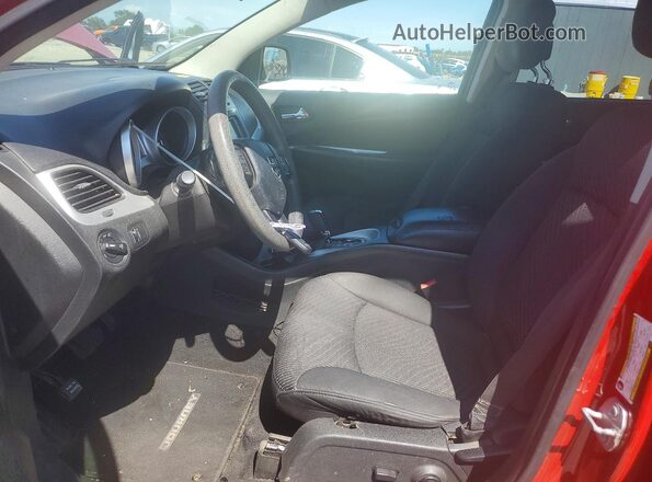 3C4PDCBG1GT206228 2016 DODGE JOURNEY Красный Вид салона спереди