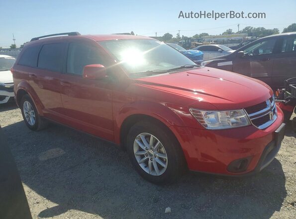 3C4PDCBG1GT206228 2016 DODGE JOURNEY Красный Передняя правая четверть
