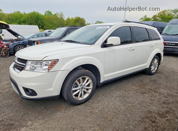 3C4PDCBG2HT590716 2017 DODGE JOURNEY White Առջևի ձախ երեք քառորդ տեսարան