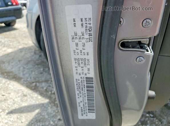 3C4PDCBG4GT122873 2016 DODGE JOURNEY Серебряный Вид наклейки с VIN-кодом