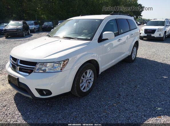 3C4PDCBG4JT412277 2018 DODGE JOURNEY Белый Передняя левая четверть