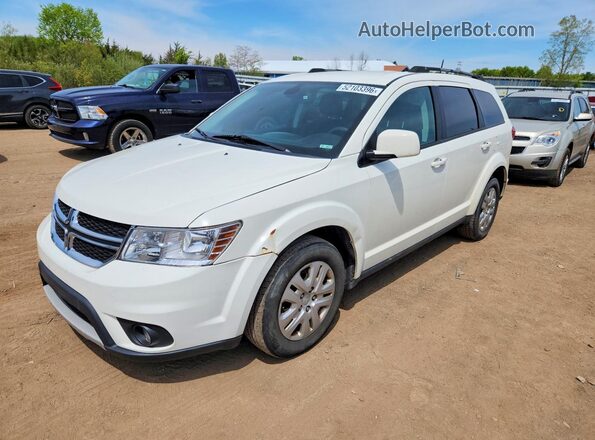3C4PDCBG4KT875036 2019 DODGE JOURNEY Белый Передняя левая четверть