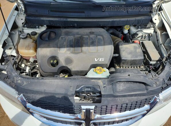 3C4PDCBG4KT875036 2019 DODGE JOURNEY Белый Вид подкапотного пространства