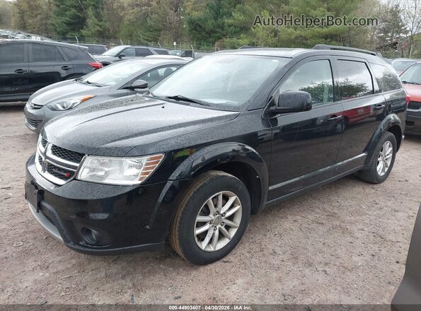 3C4PDCBG8GT228646 2016 DODGE JOURNEY Черный Передняя левая четверть
