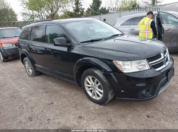 3C4PDCBG8GT228646 2016 DODGE JOURNEY Черный Передняя правая четверть