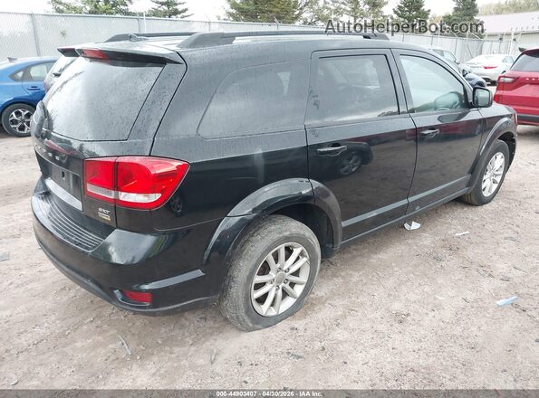 3C4PDCBG8GT228646 2016 DODGE JOURNEY Черный Задняя правая четверть